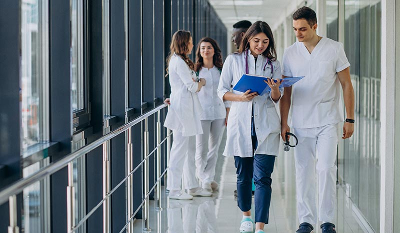 Doctors in Corridor